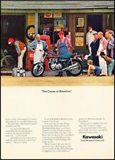 1974 Kawasaki motorcycle Bike Original Vintage Advertisement Print Art Ad J663A picture