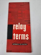 1957 Automatic Electric Relay Terms Brochure Circular No. 1884 picture