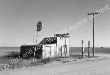 1937 Abandoned Gas Station, Western North Dakota Old Photo 13