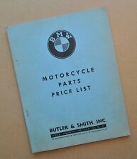 1948-1957 BMW Motorcycle Spare Parts Catalog Manual Book R25 R51 R67 R68 R69 R60 picture