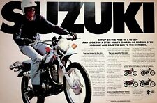 1975 Suzuki TS250 - 2-Page Vintage Motorcycle Ad picture