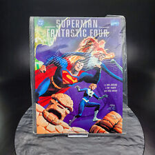Superman Fantastic Four Treasury Comic Signed Alex Ross Dan Jurgens COA picture