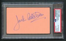 Jack Albertson signed autograph auto Vintage 3x5 Grandpa Joe in Willy Wonka PSA picture