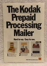 Vintage 1972 Kodak Original Print Ad - Full Page - Hard To Say Easy To Use picture