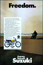 1969 Suzuki TC-120 Cat motorcycle bike Freedom Rider retro photo print ad L64 picture