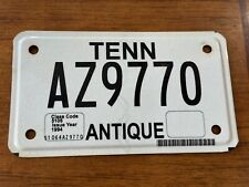 Tennessee Antique Motorcycle License Plate   T-1008 picture