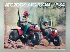 1984 Honda ATC 200S 200M Sales Brochure Original-Vintage picture