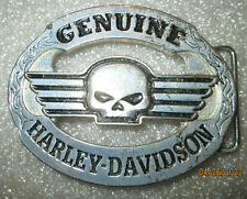 HARLEY DAVIDSON H-D BELT BUCKLE SKULL EMBLEM SERIES #1 2006 GENUINE ORIGINAL OEM picture