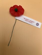Vintage Buddy Poppy “Wear it Proudly” U.S. Veterans of Foreign Wars NOS picture
