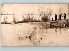 c1910 Flood Disaster Grand Rapids Michigan MI RPPC Real Photo Postcard picture