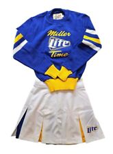 Vtg Miller Lite Cheerleader Costume Uniform Small Beer Girl Halloween Cosplay picture