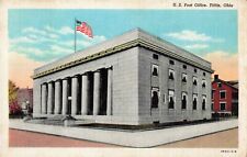 Tiffin OH Ohio, US Post Office Building, Vintage Postcard picture