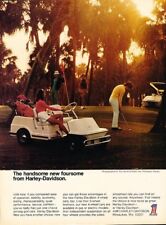 1972 Harley Davidson Cart AMF Original Advertisement Print Art Car Ad J882 picture