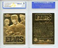 ELVIS PRESLEY 2010 The King 23KT Gold Card Sculpted Graded GEM MINT 10 * BOGO * picture