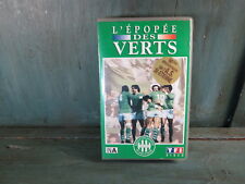 Antique A.S.S.E. Epic of the Greens Football Vintage Saint Etian VHF Cassette  picture