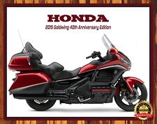 Honda - Goldwing 40th Anniversary - Motorcycle - 2015 - Metal Sign 11 x 14 picture