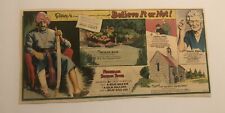 1950’s Ripley’s Believe It or Not Newspaper Comic Strip “India Man Gold Arm” picture