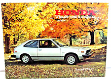  1977 Honda Accord CVCC Sales Brochure / Book / Advertising #PM-43 picture