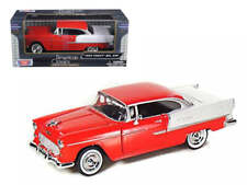 1955 Chevrolet Bel Air Red 1/24 Diecast Model Car picture