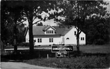 Community Congregational Church Hollandale Minnesota 1957 RPPC Postcard 20-4625 picture