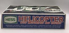 2001 Hess Toy Helicopter with Motorcycle and Cruiser picture