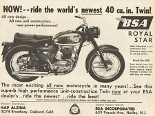 1962 BSA Royal Star - Vintage Motorcycle Ad picture
