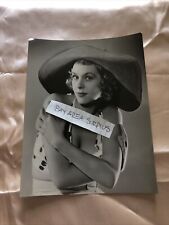 Rare Original Unpublished Photo Of Kathryn Marlowe Black/White 8.5”x6.5” picture