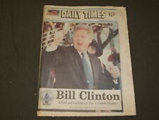 1993 JANUARY 21 (DELAWARE) DAILY TIMES NEWSPAPER- CLINTON INAUGURATION - NP 3323 picture