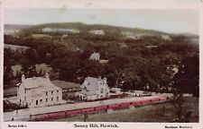 Sunny Hill, Hawick, Scotland, 1910 hand colored, real photo postcard, used picture