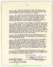 DARYL ZANNUCK SIGNED AUTOGRAPH CONTRACT 1929 THE SACRED FLAME WALTER BYRON picture