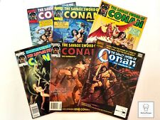Lot of 6 Savage Sword of Conan #199, 201, 202, 204, 205, 209 Comic Books picture