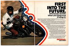 1978 Honda CB-750F Motorcycle - Original 2 Page Print Advertisement (16x11) picture