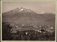 Switzerland, Lucerne, Pilatus Vintage Photomechanical Print Photomechanical 2 picture