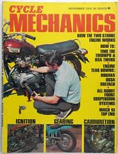 Cycle Mechanics November 1970 Vintage Motorcycle Magazine  picture