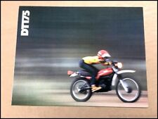 1980 Yamaha DT175 Motorcycle Dirt Bike Vintage Sales Brochure Folder picture