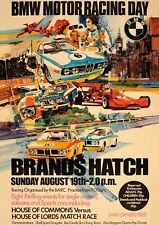 AWESOME BMW MOTOR RACING CAR DAY BRANDS HATCH picture