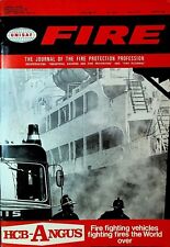 UNISAF Fire Magazine July 1976 MV Plainsman Salford Docks Hamburg Office Block picture
