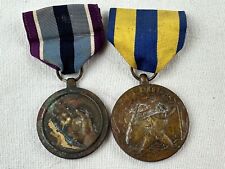 US Navy Service Medal EXPEDITIONS & Humanitarian service armed forces medal pair picture