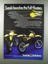 1981 Suzuki RM-250 and RM-465 Motorcycles Ad picture