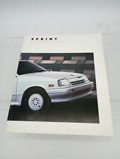Vntg 1988 Chevrolet Sprint ORIGINAL DEALER BROCHURE ( WITH OPTIONS & FEATURES ) picture