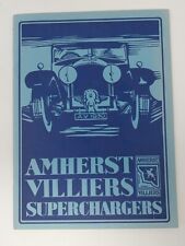 Amherst Villiers Superchargers 1929 London Motor Show Facsimile Brochure Bentley picture