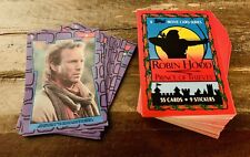 1991 TOPPS ROBIN HOOD PRINCE OF THIEVES COMPLETE SET WITH 55+9 STICKERS NM/MNT+ picture