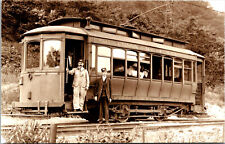 East Liverpool Traction Railway Postcard Trolley Interurban Tram RPPC Reprint picture