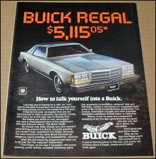 1977 Buick Regal Print Ad Car Automobile Advertisement Sears The Winner II Shoes picture