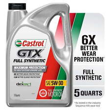 Castrol GTX Full Synthetic 5W-30 Motor Oil, 5 Quarts picture