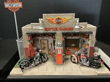 2002 Harley Davidson Softail Garage Diorama 1:24 Scale By Franklin Mint picture