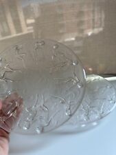 Art Deco vintage dessert plate set dancing nymphs. 1920s-30s. Consolidated Glass picture