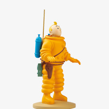 HERGE TINTIN Tintin Astronaut Resin Standing Figure Figurine 12cm Authentic picture