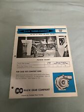 M&W Turbo Charger for International Harvester 560 660 Tractor Brochure FCCA  picture