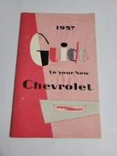 Original 1957 Chevrolet Guide to Your New Chevrolet Owner's Manual picture